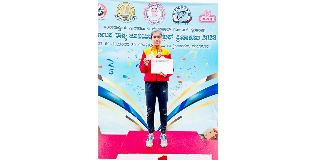Silver medal for Vaibhavi Budruk in middle relay
