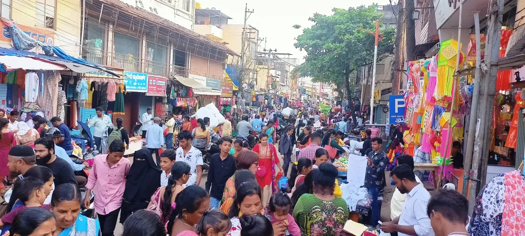 Diwali shopping spree in the market