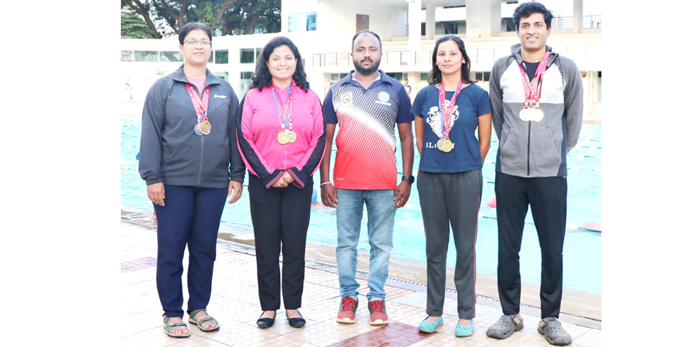 Belgaum swimmers success in state level competition