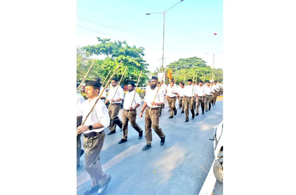 बलशाली हिंदू राष्ट्र निर्माण करणे हेच संघाचे उद्दिष्ट : ढवळीकर The goal of the Sangh is to create a strong Hindu nation: Dhavalikar