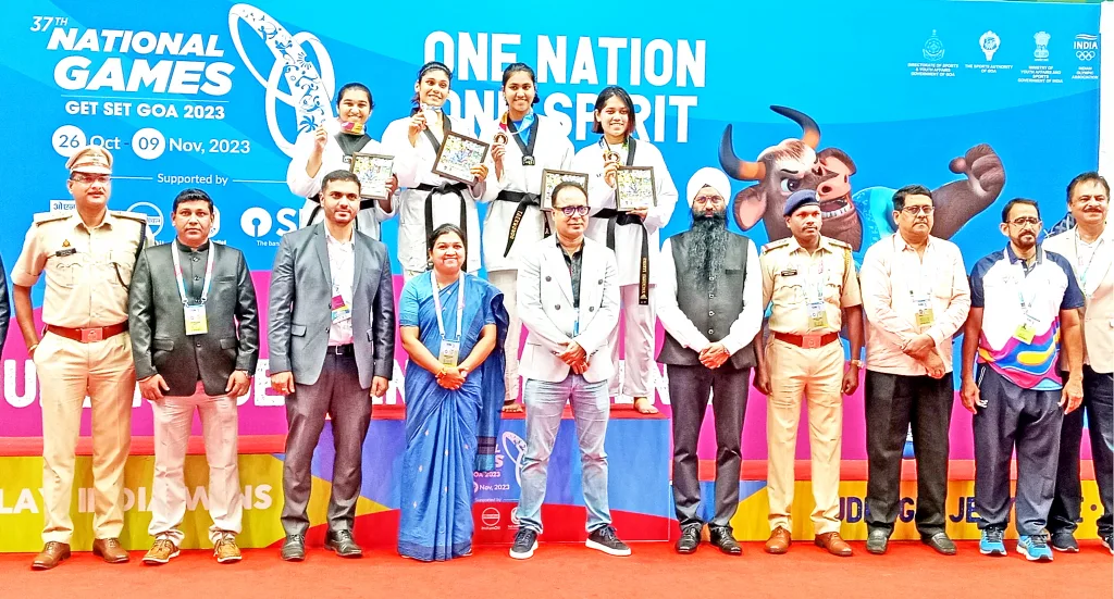तायक्वांदो स्पर्धेत गोव्याला 2 सुवर्ण, 1 रौप्यपदक Goa won 2 gold, 1 silver medal in Taekwondo competition