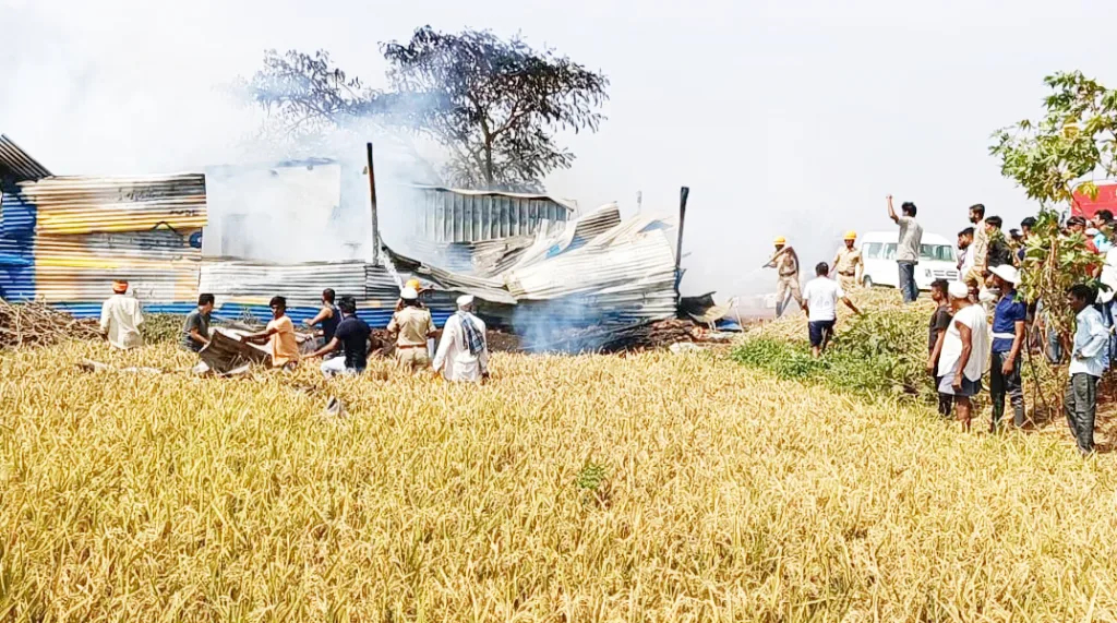 House fire in Basavan Kudchi