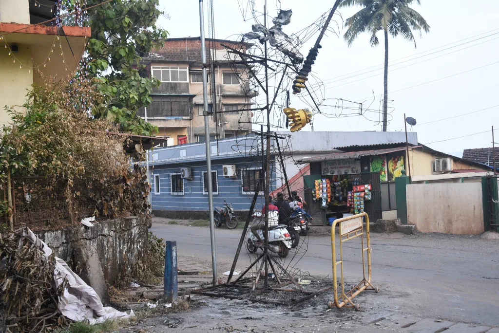Who will pick up the skeletons of Narakasura?