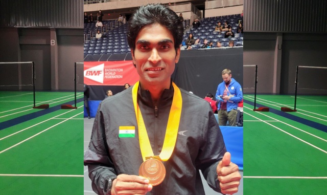 Gold medal to Pramod Bhagat