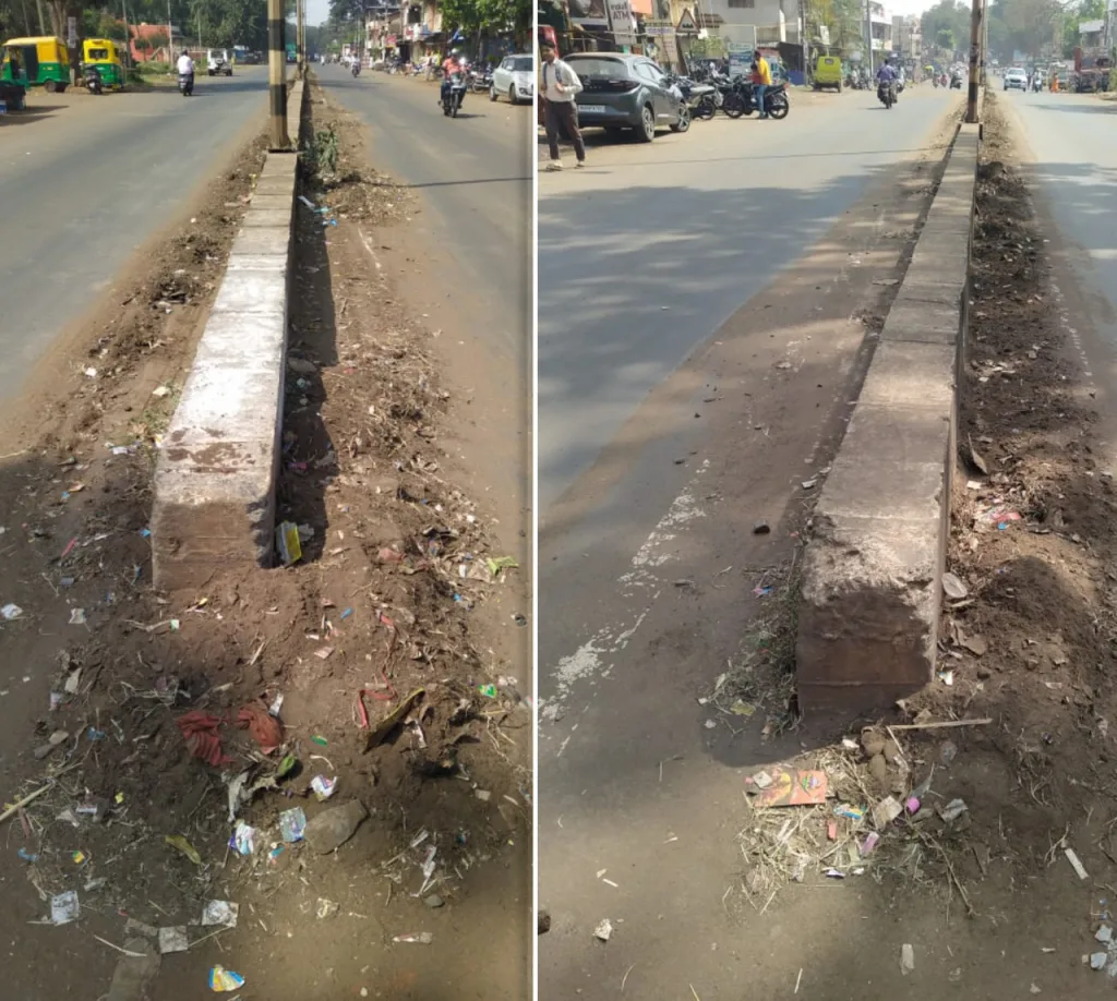 Demand for garbage collection near Hindalga bifurcation