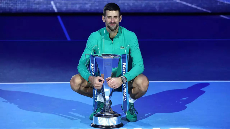 सर्बियाच्या जोकोव्हिचचे सातवे जेतेपद Serbian Djokovic's seventh title