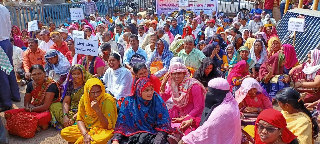 Movement of disabled people for various demands