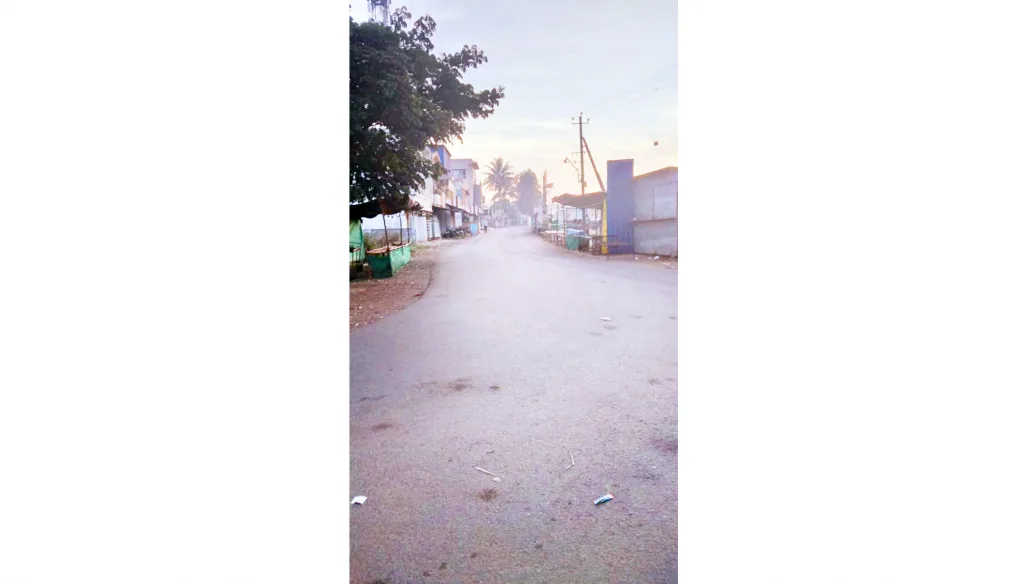 Encroachment by vegetable sellers in Yamnapur Ganpat Galli