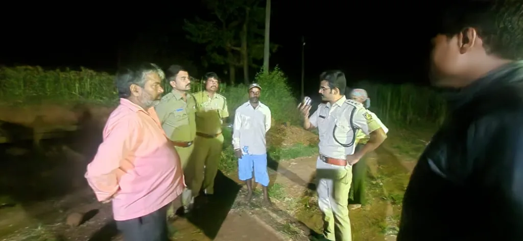 Elephant stampede in Dhamane (S) area