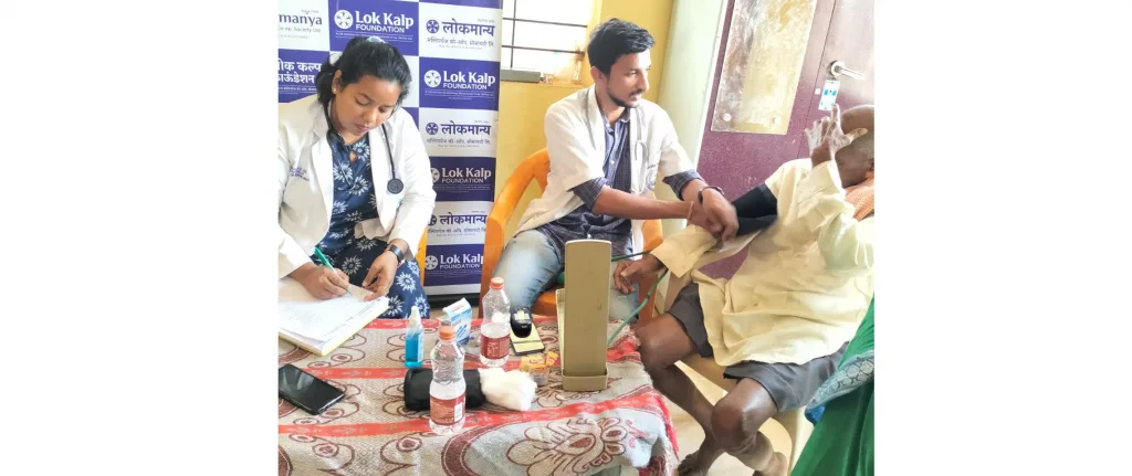 लोककल्प फौंडेशनतर्फे ओतोळीत आरोग्य शिबिर Health Camp at Otoli by Lokkalp Foundation
