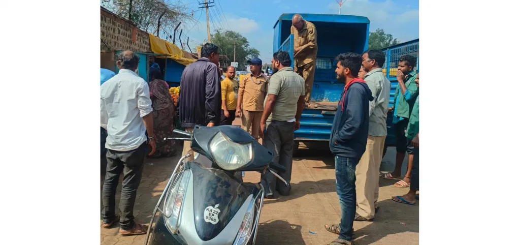 Hammer on encroachment near central bus stand