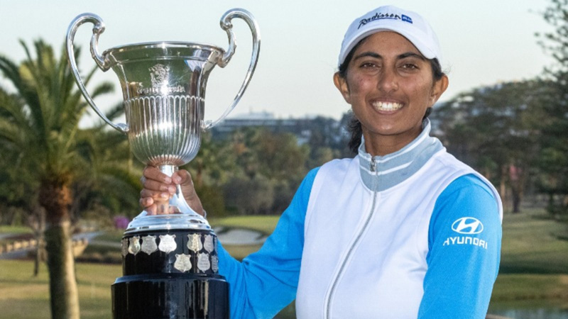 Aditi Ashok winner of the golf tournament