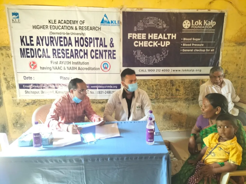 Health camp at Gose village by Lokkalp