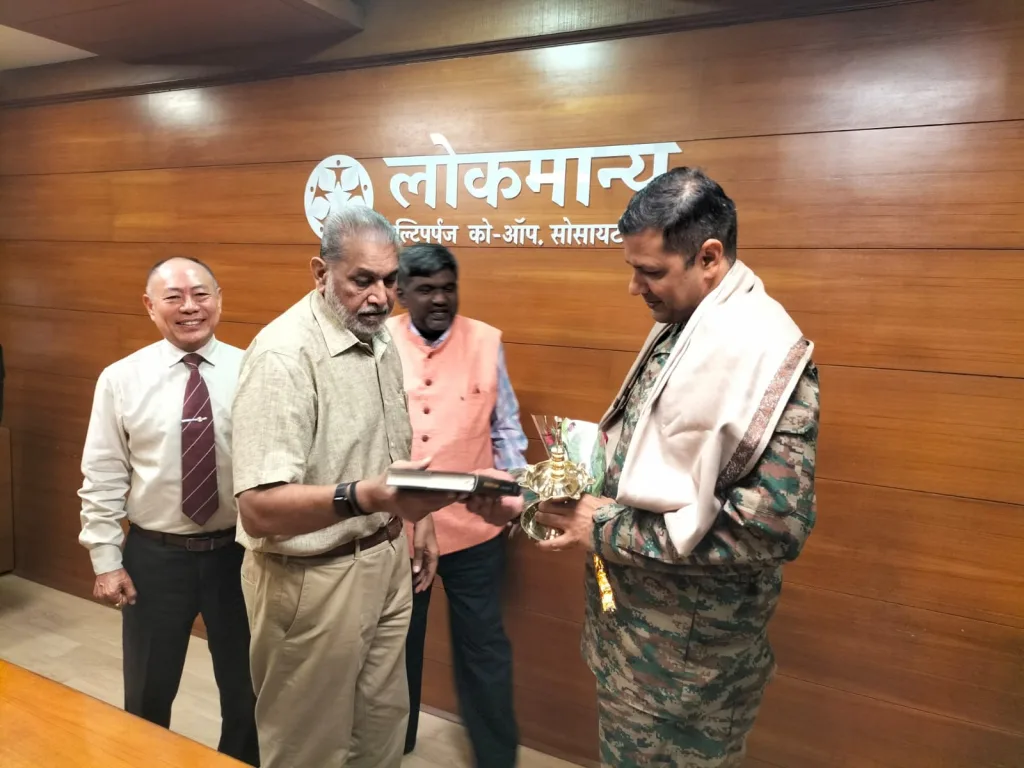 Colonel Ajit Singh's goodwill visit to Lokmanya Society