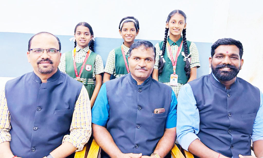 Selection of three players of Balika Adarsh