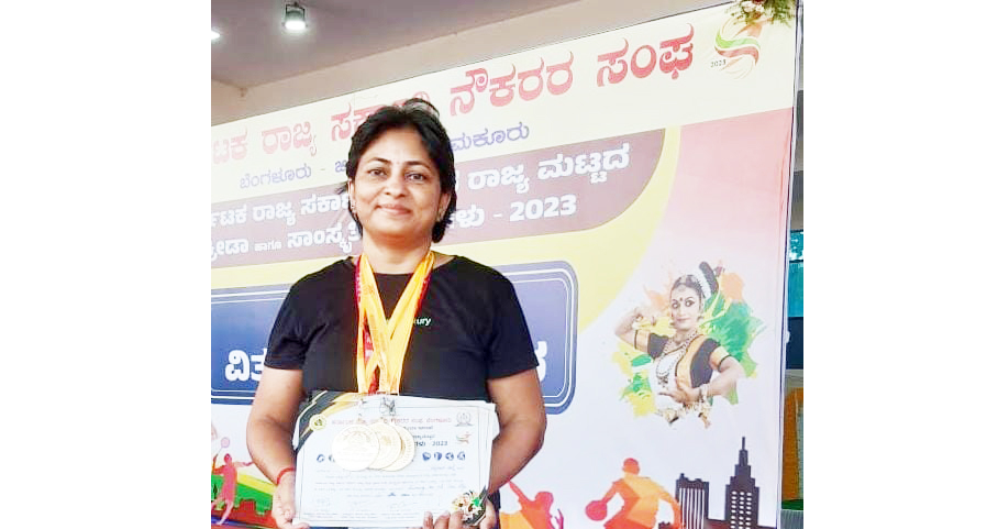 Three gold medals for Jyoti Hosatti