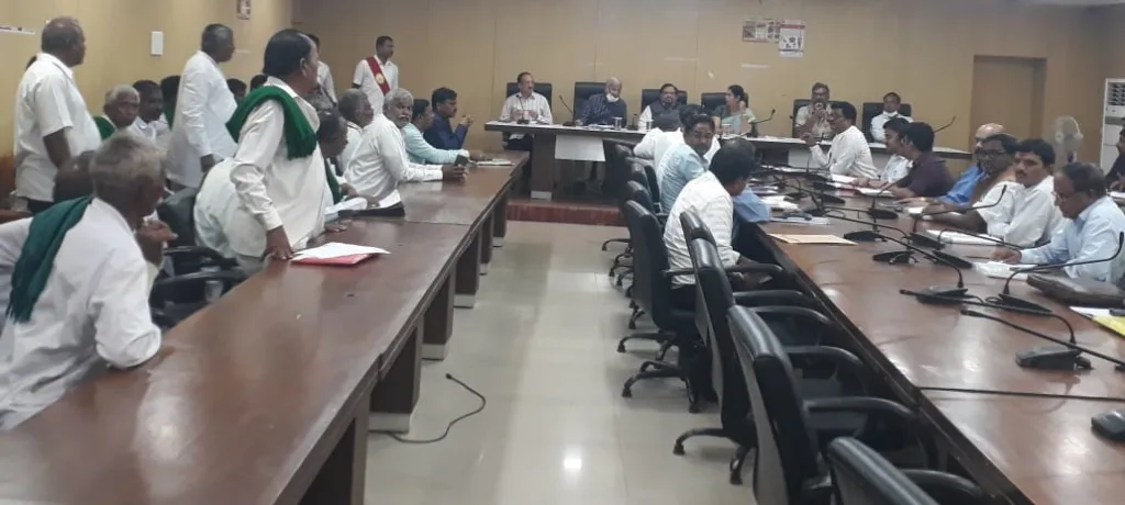 Uproar as farmers asked to leave meeting