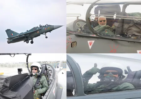 PM Modi flew in Tejas fighter jet