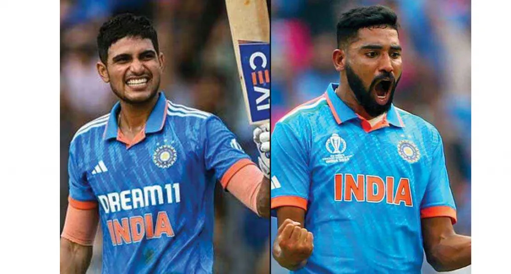 Gill, Siraj jump to the top of the ODI rankings