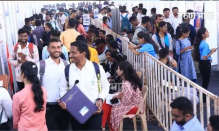कोल्हापूर दक्षिण जॉब फेअर’ला उत्स्फूर्त प्रतिसाद ! 9 हजार 132 जणांनी दिल्या मुलाखती