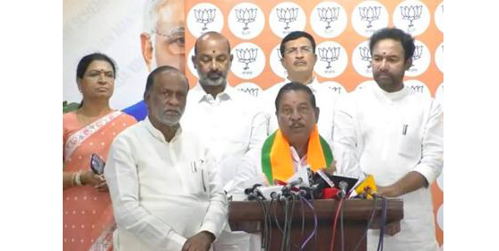 BRS MLA Rathod Bapu Rao in BJP