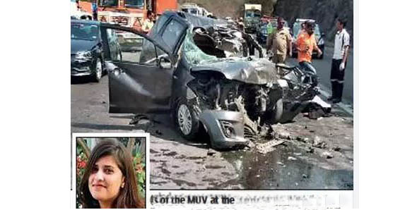 मुंबईतील चौघांचा दिल्लीजवळ अपघाती मृत्यू Four from Mumbai died in an accident near Delhi