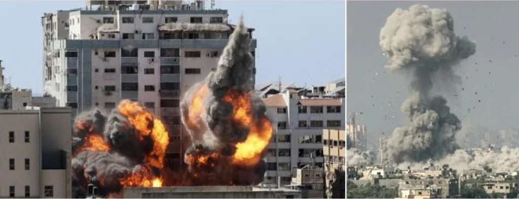 इस्रायलचा ‘हमास’वर सर्वात मोठा हल्ला Israel's biggest attack on Hamas