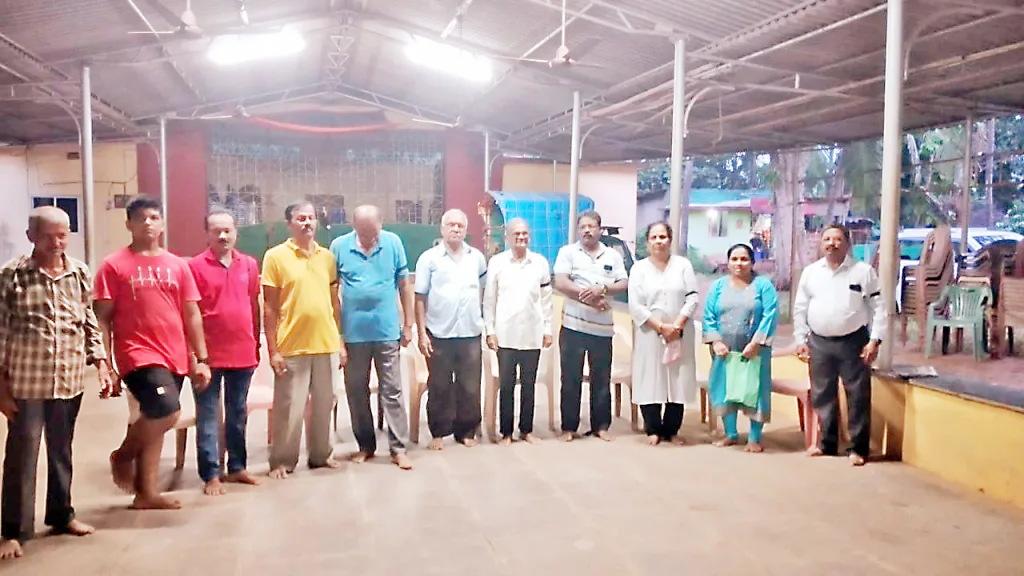 A protest meeting on the occasion of Kala Day in Karwar