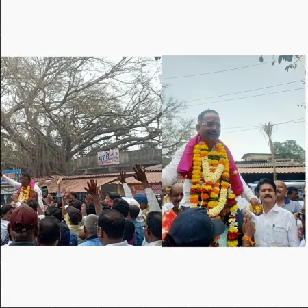 ग्रामपंचायत विजयानंतर आचरेत भाजपचा जल्लोष