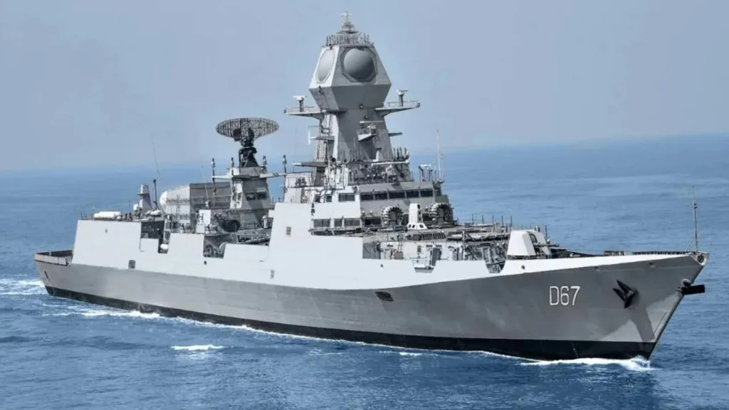 Launch of warship 'Imphal' today