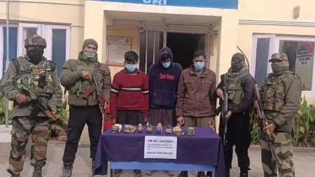 Three henchmen of 'Toiba' jailed in Baramulla