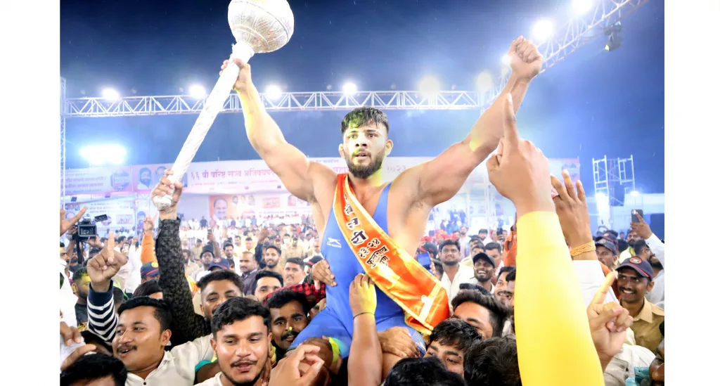 Sikandar Sheikh of Solapur 'Maharashtra Kesari'