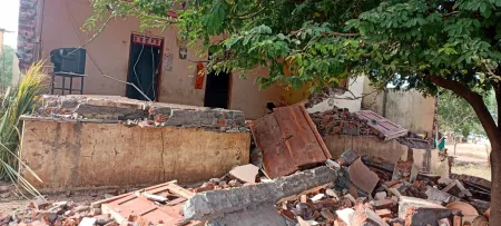 Domestic gas cylinder explosion in Hatturgaon