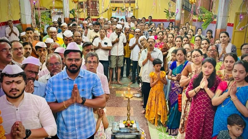 बांद्यात श्री विठ्ठल दर्शनाला भाविकांची गर्दी