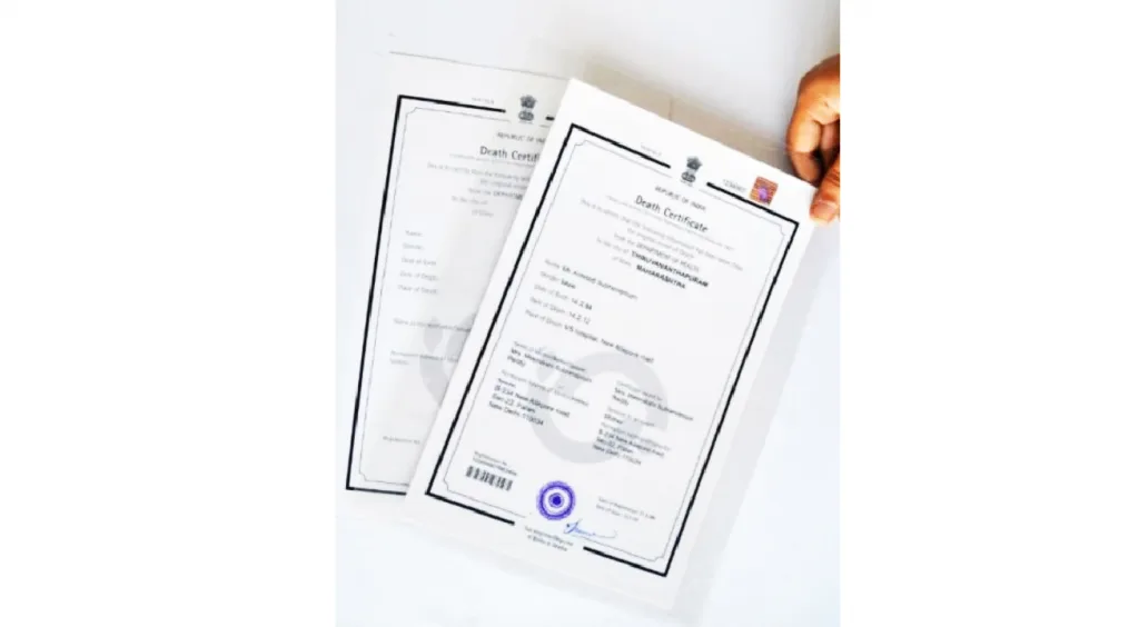 Registration of birth and death in accordance with law