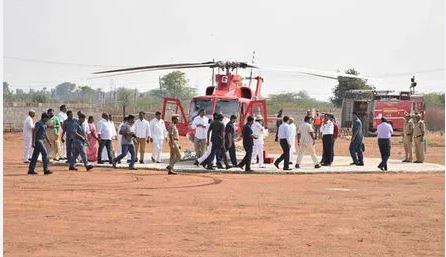 K Chandrasekhar Rao's helicopter malfunctions