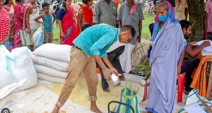 Free ration for five years sealed