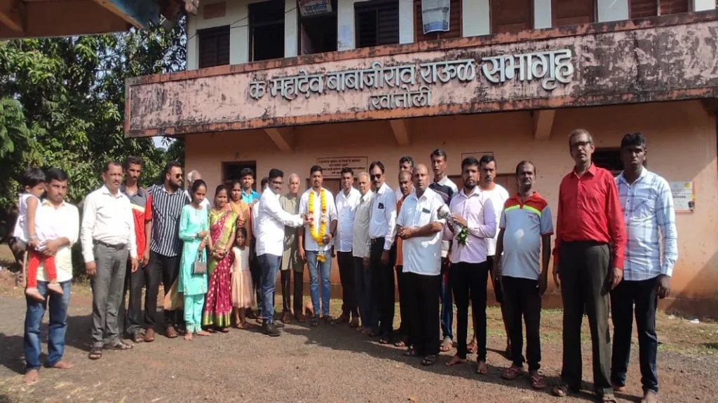 खानोली उपसरपंचपदी सचिन परब यांची बिनविरोध निवड