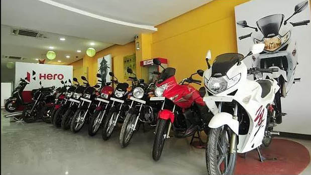 Hero MotoCorp sets record sales of two-wheelers