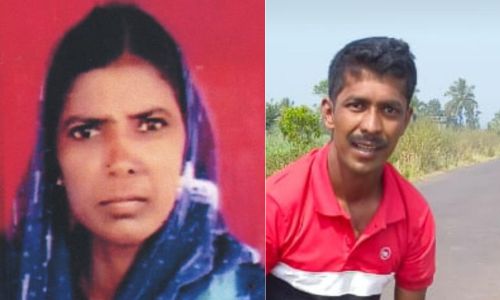 दारूच्या नशेत मुलाने केला आईचा निर्घृण खून Son brutally murdered mother in Vandoor