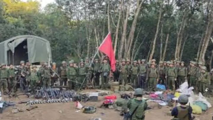 550 people from Myanmar returned home from Mizoram