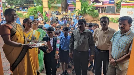 बांदा केंद्र शाळेत विद्यार्थी दिवस साजरा