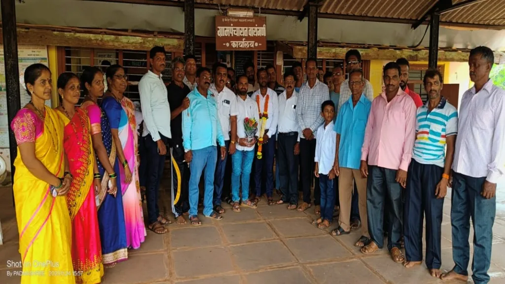 वायंगणी उपसरपंचपदी रवींद्र धोंड यांची बिनविरोध निवड