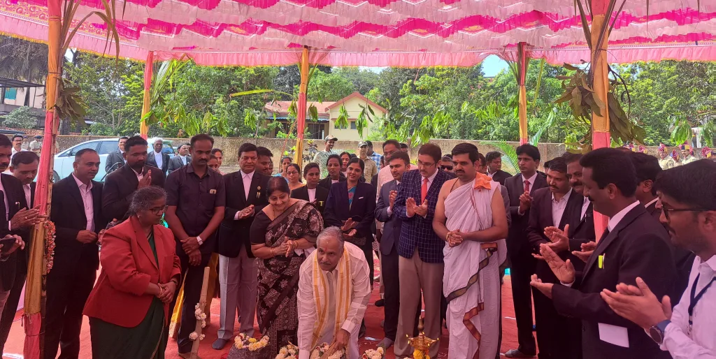 Bhoomipujan of Judge's Residential Complex in Khanapur