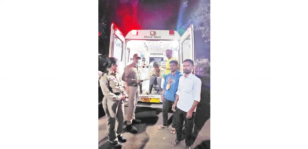 Referral of psychiatric patient found in Sulga (Hin.) to district hospital