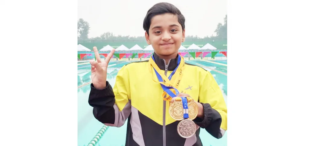 Arohi Chitragar's success in the National Swimming Competition
