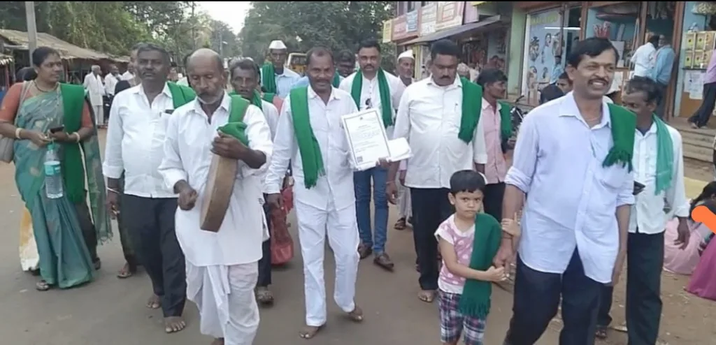 A statement from the farmers of Khanapur to the Chief Minister today