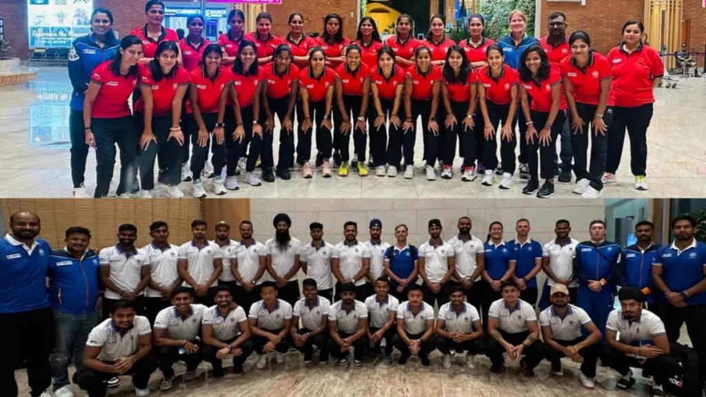 Departure of Indian Hockey Teams