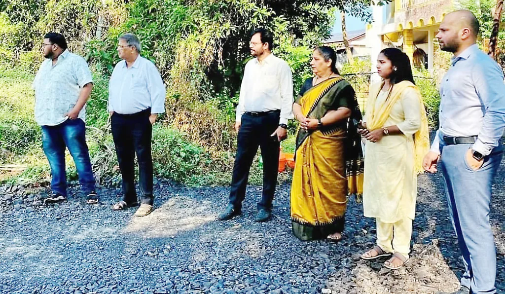 Start of asphalting in Mhapsha