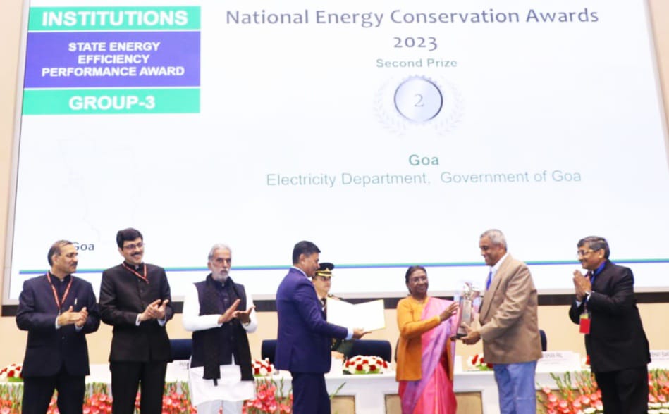 National Second Award to Power Department
